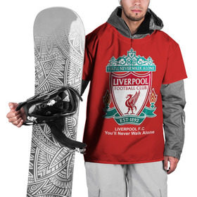 Накидка на куртку 3D с принтом Liverpool в Кировске, 100% полиэстер |  | ливерпуль