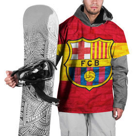 Накидка на куртку 3D с принтом Barcelona в Кировске, 100% полиэстер |  | barcelona | барса | барселона | спорт | футбол