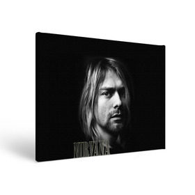 Холст прямоугольный с принтом Nirvana в Кировске, 100% ПВХ |  | Тематика изображения на принте: cobain | curt | nirvana | rock | кобейн | курт | рок