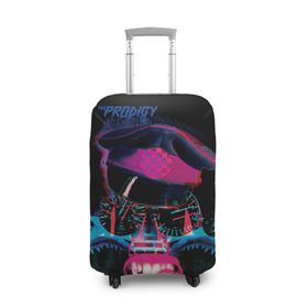 Чехол для чемодана 3D с принтом The Prodigy в Кировске, 86% полиэфир, 14% спандекс | двустороннее нанесение принта, прорези для ручек и колес | лиса