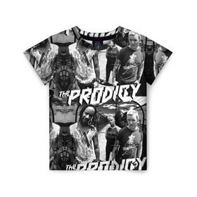 Детская футболка 3D с принтом The Prodigy в Кировске, 100% гипоаллергенный полиэфир | прямой крой, круглый вырез горловины, длина до линии бедер, чуть спущенное плечо, ткань немного тянется | Тематика изображения на принте: лиса
