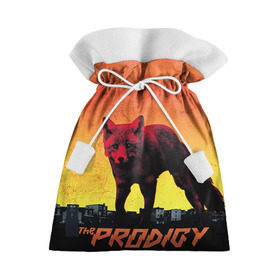 Подарочный 3D мешок с принтом The Prodigy в Кировске, 100% полиэстер | Размер: 29*39 см | лиса