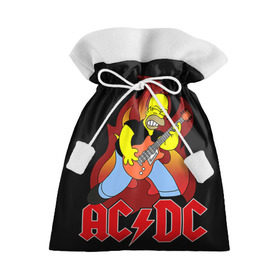 Подарочный 3D мешок с принтом AC/DC в Кировске, 100% полиэстер | Размер: 29*39 см | ac dc | acdc | rock | рок | эйсидиси