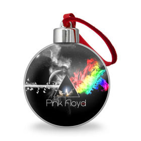 Ёлочный шар с принтом Pink Floyd в Кировске, Пластик | Диаметр: 77 мм | pink floyd | rock | рок