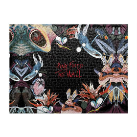 Обложка для студенческого билета с принтом Pink Floyd в Кировске, натуральная кожа | Размер: 11*8 см; Печать на всей внешней стороне | pink floyd | rock | wall | рок