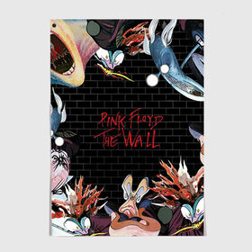 Постер с принтом Pink Floyd в Кировске, 100% бумага
 | бумага, плотность 150 мг. Матовая, но за счет высокого коэффициента гладкости имеет небольшой блеск и дает на свету блики, но в отличии от глянцевой бумаги не покрыта лаком | pink floyd | rock | wall | рок