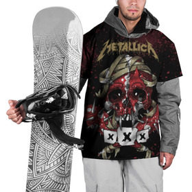 Накидка на куртку 3D с принтом Metallica в Кировске, 100% полиэстер |  | Тематика изображения на принте: metallica | металл | рок