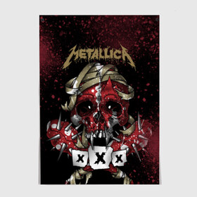 Постер с принтом Metallica в Кировске, 100% бумага
 | бумага, плотность 150 мг. Матовая, но за счет высокого коэффициента гладкости имеет небольшой блеск и дает на свету блики, но в отличии от глянцевой бумаги не покрыта лаком | metallica | металл | рок