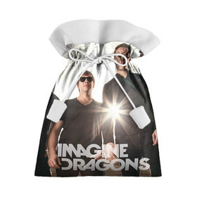 Подарочный 3D мешок с принтом Imagine Dragons в Кировске, 100% полиэстер | Размер: 29*39 см | Тематика изображения на принте: imagine dragons