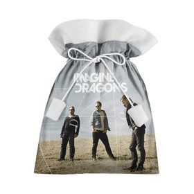 Подарочный 3D мешок с принтом Imagine Dragons в Кировске, 100% полиэстер | Размер: 29*39 см | imagine dragons