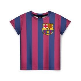 Детская футболка 3D с принтом Suarez в Кировске, 100% гипоаллергенный полиэфир | прямой крой, круглый вырез горловины, длина до линии бедер, чуть спущенное плечо, ткань немного тянется | barcelona | suarez | барка | барселона | суарес | фк | футбол