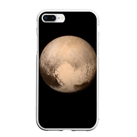 Чехол для iPhone 7Plus/8 Plus матовый с принтом Плутон в Кировске, Силикон | Область печати: задняя сторона чехла, без боковых панелей | космос | планета | плутон