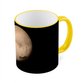 Кружка 3D с принтом Плутон в Кировске, керамика | ёмкость 330 мл | Тематика изображения на принте: космос | планета | плутон