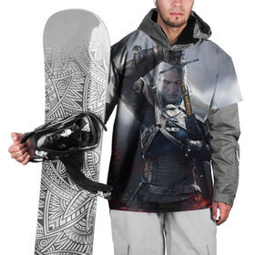 Накидка на куртку 3D с принтом Геральт в Кировске, 100% полиэстер |  | Тематика изображения на принте: ведьмак