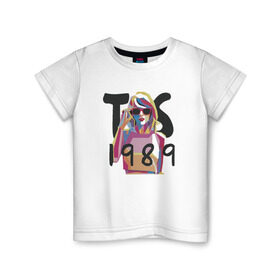 Детская футболка хлопок с принтом Taylor Swift в Кировске, 100% хлопок | круглый вырез горловины, полуприлегающий силуэт, длина до линии бедер | тейлор элисон свифт