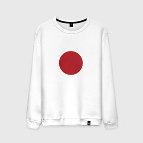 Мужской свитшот хлопок с принтом Япония минимализм в Кировске, 100% хлопок |  | круг | минимализм | японский флагяпония