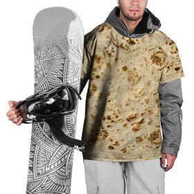 Накидка на куртку 3D с принтом Лаваш в Кировске, 100% полиэстер |  | Тематика изображения на принте: еда | лаваш | прикол | прикольные | хлеб