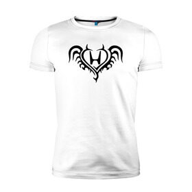 Мужская футболка премиум с принтом honda logo в Кировске, 92% хлопок, 8% лайкра | приталенный силуэт, круглый вырез ворота, длина до линии бедра, короткий рукав | honda logo хонда