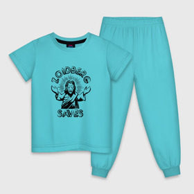 Детская пижама хлопок с принтом Zoidberg Saves в Кировске, 100% хлопок |  брюки и футболка прямого кроя, без карманов, на брюках мягкая резинка на поясе и по низу штанин
 | futurama | зоидберг | футурама