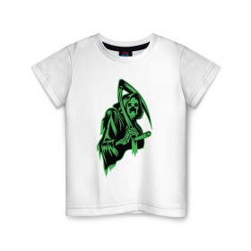 Детская футболка хлопок с принтом Grim Creeper в Кировске, 100% хлопок | круглый вырез горловины, полуприлегающий силуэт, длина до линии бедер | Тематика изображения на принте: 
