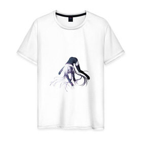 Мужская футболка хлопок с принтом Fate/Stay Night Rider medusa в Кировске, 100% хлопок | прямой крой, круглый вырез горловины, длина до линии бедер, слегка спущенное плечо. | Тематика изображения на принте: fate | fate stay night rider medusamedusa | rider