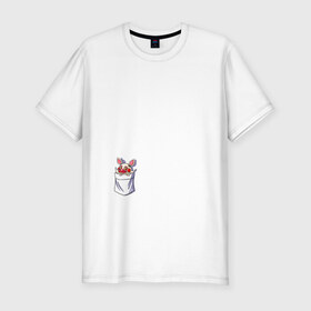 Мужская футболка премиум с принтом FNAF - [Mangle] в Кировске, 92% хлопок, 8% лайкра | приталенный силуэт, круглый вырез ворота, длина до линии бедра, короткий рукав | fnaf | fnaf 2 | mangle | фнаф