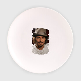 Тарелка 3D с принтом Джонни Депп (Johnny Depp) в Кировске, фарфор | диаметр - 210 мм
диаметр для нанесения принта - 120 мм | johnny depp | голливуд | джонни депп | кинозвезда