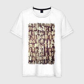 Мужская футболка хлопок с принтом Звёзды кино (3) в Кировске, 100% хлопок | прямой крой, круглый вырез горловины, длина до линии бедер, слегка спущенное плечо. | hollywood | голливуд | кинозвёзды
