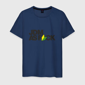 Мужская футболка хлопок с принтом JDM AS F*CK в Кировске, 100% хлопок | прямой крой, круглый вырез горловины, длина до линии бедер, слегка спущенное плечо. | fail crew