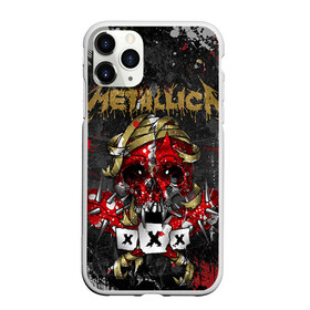 Чехол для iPhone 11 Pro матовый с принтом METALLICA в Кировске, Силикон |  | metallica | rock | металлика | рок