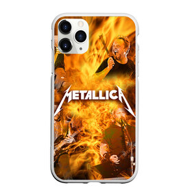 Чехол для iPhone 11 Pro матовый с принтом METALLICA в Кировске, Силикон |  | metallica | rock | металлика | метла | рок