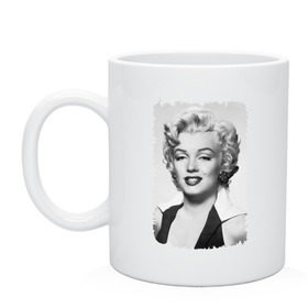 Кружка с принтом Мэрилин Монро (Marilyn Monroe) в Кировске, керамика | объем — 330 мл, диаметр — 80 мм. Принт наносится на бока кружки, можно сделать два разных изображения | marilyn monroe | актриса | мэрилин монро | певица