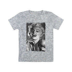 Детская футболка хлопок с принтом Marilyn Monroe в Кировске, 100% хлопок | круглый вырез горловины, полуприлегающий силуэт, длина до линии бедер | marilyn monroe | актриса | мэрилин монро | певица