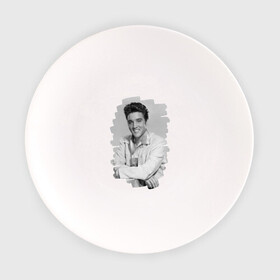 Тарелка с принтом Elvis Presley в Кировске, фарфор | диаметр - 210 мм
диаметр для нанесения принта - 120 мм | Тематика изображения на принте: elvis presley | король | рок н ролл | элвис пресли