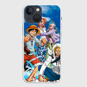 Чехол для iPhone 13 mini с принтом One Piece в облаках в Кировске,  |  | anime | one piece | аниме | ван пис