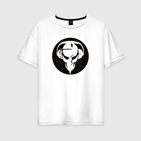 Женская футболка хлопок Oversize с принтом Pirate в Кировске, 100% хлопок | свободный крой, круглый ворот, спущенный рукав, длина до линии бедер
 | dnb | jungle | пиратская станция
