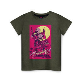 Детская футболка хлопок с принтом Hotline miami 2 (Fans_AshAlex) в Кировске, 100% хлопок | круглый вырез горловины, полуприлегающий силуэт, длина до линии бедер | hotline miami
