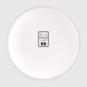 Тарелка с принтом Знак ограничения скорости в Кировске, фарфор | диаметр - 210 мм
диаметр для нанесения принта - 120 мм | Тематика изображения на принте: 