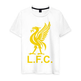 Мужская футболка хлопок с принтом Liverpool Gerrard в Кировске, 100% хлопок | прямой крой, круглый вырез горловины, длина до линии бедер, слегка спущенное плечо. | ливерпуль