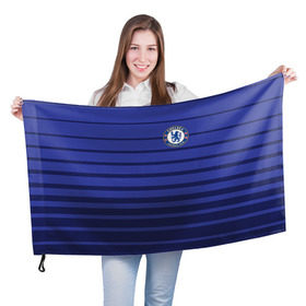 Флаг 3D с принтом Chelsea Zola в Кировске, 100% полиэстер | плотность ткани — 95 г/м2, размер — 67 х 109 см. Принт наносится с одной стороны | chelsea | football | zola | фк | футбол | челси