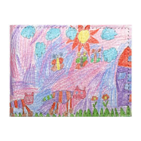 Обложка для студенческого билета с принтом Детские рисунки в Кировске, натуральная кожа | Размер: 11*8 см; Печать на всей внешней стороне | dg | габбана | детский | дольче | карандаш | картина | мода | рисунок