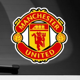 Наклейка на автомобиль с принтом Манчестер Юнайтед в Кировске, ПВХ |  | Тематика изображения на принте: manchester united | игра | манчестер юнайтед | спорт | футбол