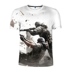 Мужская футболка 3D спортивная с принтом Rainbow Six Siege в Кировске, 100% полиэстер с улучшенными характеристиками | приталенный силуэт, круглая горловина, широкие плечи, сужается к линии бедра | rainbow six siege | игры