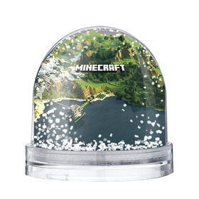 Снежный шар с принтом Minecraft в Кировске, Пластик | Изображение внутри шара печатается на глянцевой фотобумаге с двух сторон | крипер