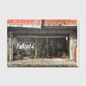 Пазл магнитный 126 элементов с принтом Fallout 4 в Кировске, полимерный материал с магнитным слоем | 126 деталей, размер изделия —  180*270 мм | Тематика изображения на принте: 