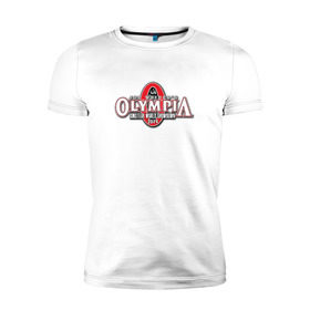 Мужская футболка премиум с принтом Mr. Olympia в Кировске, 92% хлопок, 8% лайкра | приталенный силуэт, круглый вырез ворота, длина до линии бедра, короткий рукав | heath | kai | mr | olimpia | olympia | мистер | олимпия