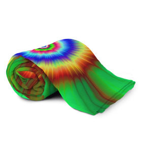Плед 3D с принтом Tie dye в Кировске, 100% полиэстер | закругленные углы, все края обработаны. Ткань не мнется и не растягивается | Тематика изображения на принте: tie dye