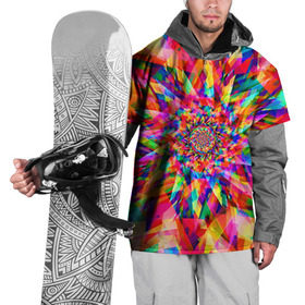 Накидка на куртку 3D с принтом Tie dye в Кировске, 100% полиэстер |  | Тематика изображения на принте: орнамент | узор
