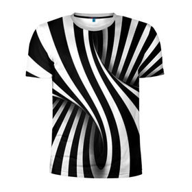 Мужская футболка 3D спортивная с принтом Оптические иллюзии в Кировске, 100% полиэстер с улучшенными характеристиками | приталенный силуэт, круглая горловина, широкие плечи, сужается к линии бедра | глюк | иллюзия | мем | оптика | орнамент | узор