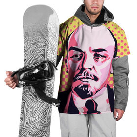 Накидка на куртку 3D с принтом Поп-арт. Ленин в Кировске, 100% полиэстер |  | Тематика изображения на принте: lenin | ильич | ленин | поп арт | ретро | ссср | товарищ
